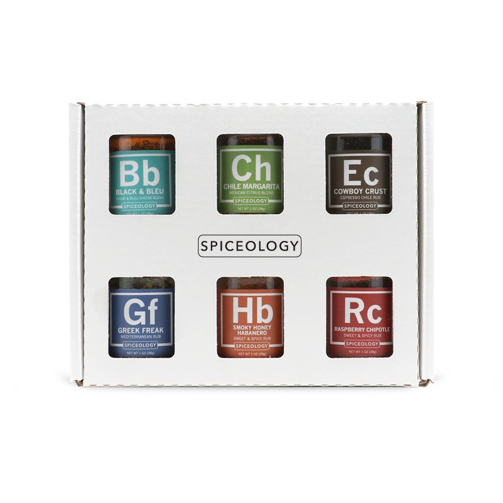 Spiceology-Set 6 Rub pack mini gift